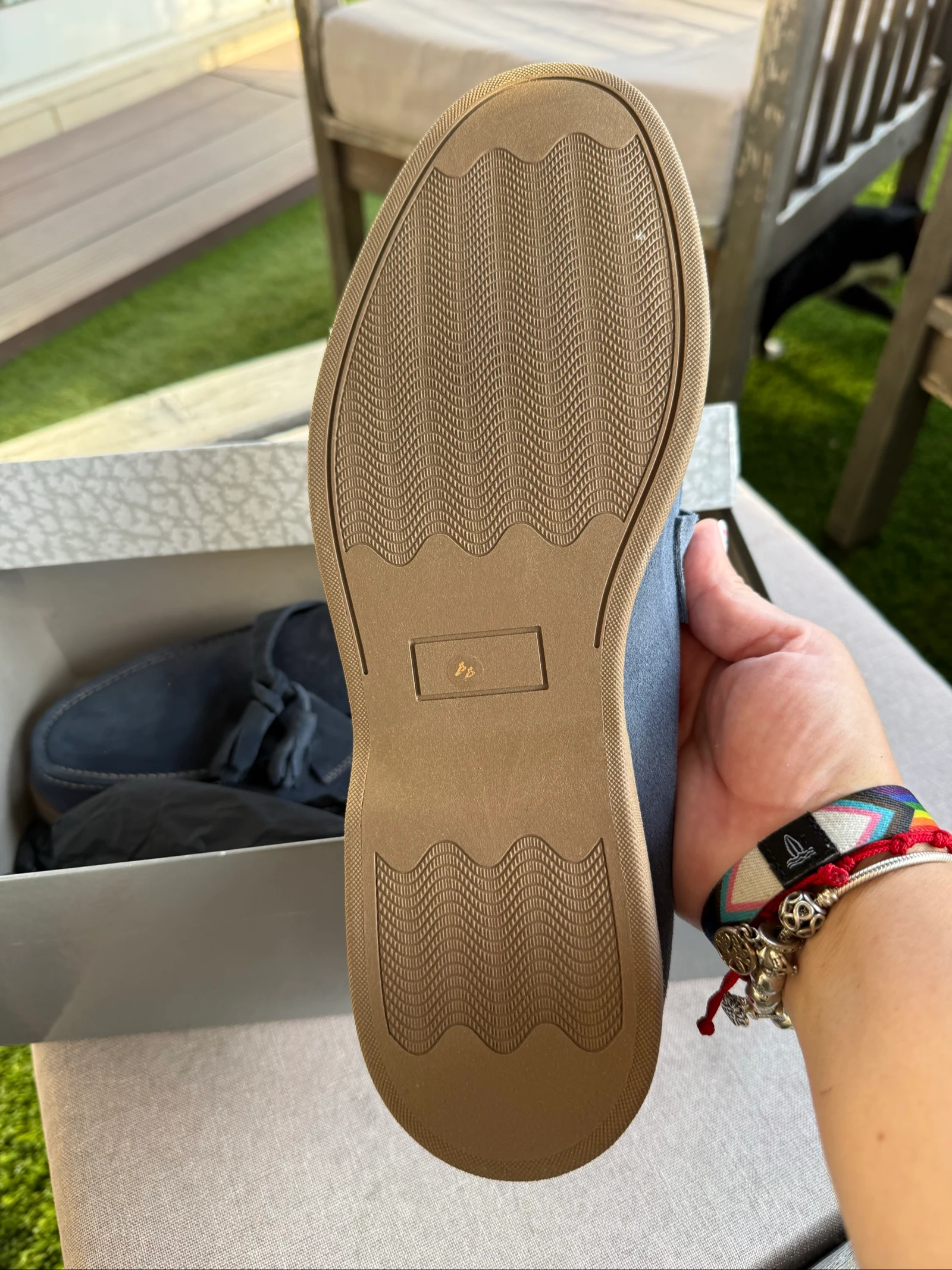 Mocasines de ante azul con borlas Primopiano - Talla 44 – photo 4